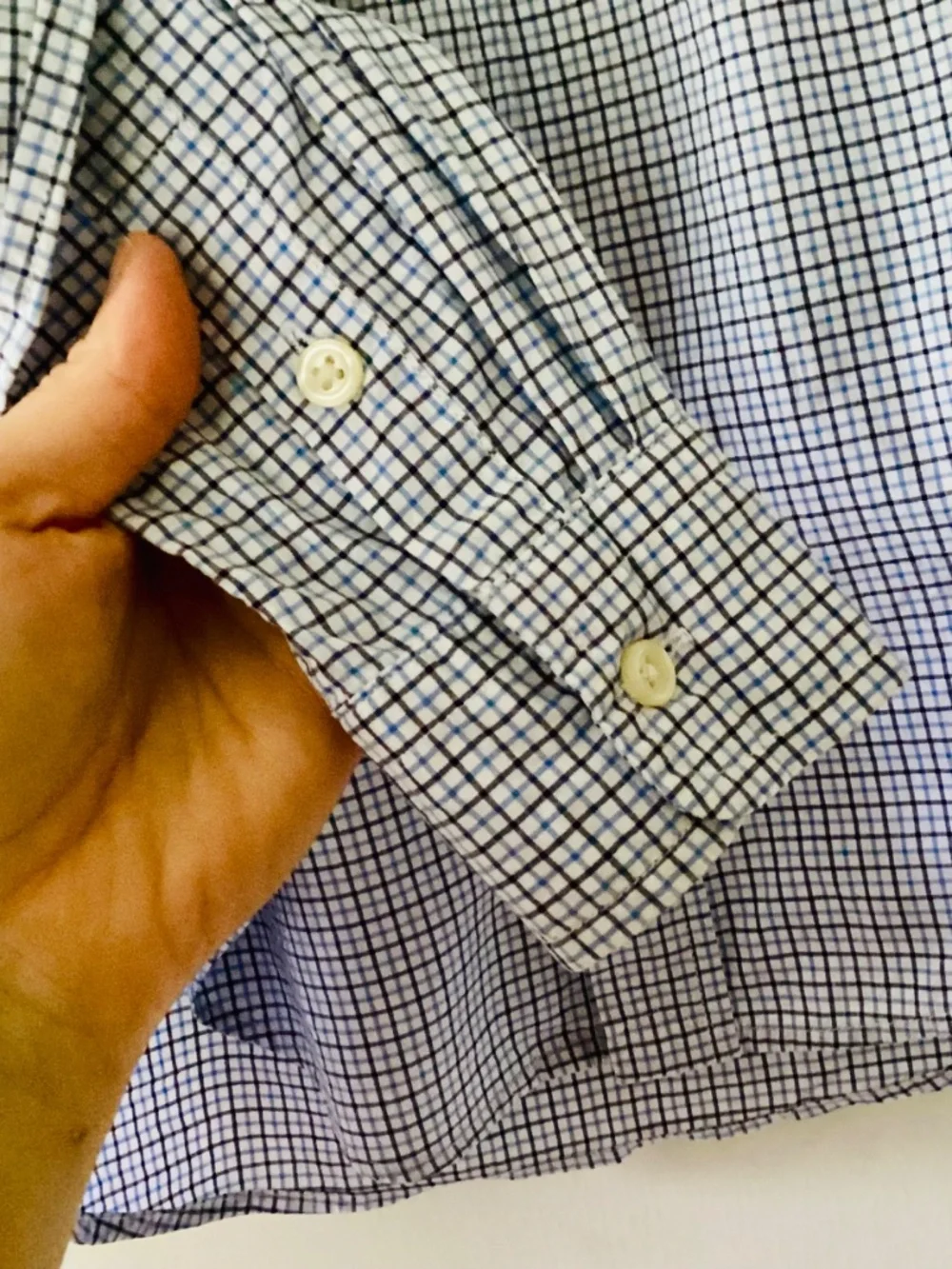 Lot Of 2 Boys Plaid Shirts Size 8 Button Down Ralph Lauren & Old Navy Collared